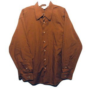Croft & Barrow Mens Dress Shirt Sz L 16 ½-17 34/35